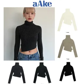 AAKE  |Street Style V-neck & Crew neck