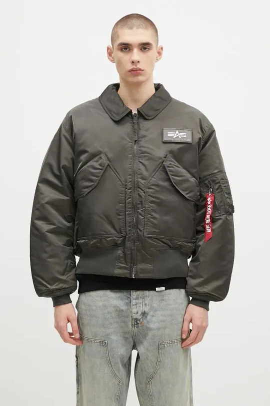 Alpha Industries jacket men's green color