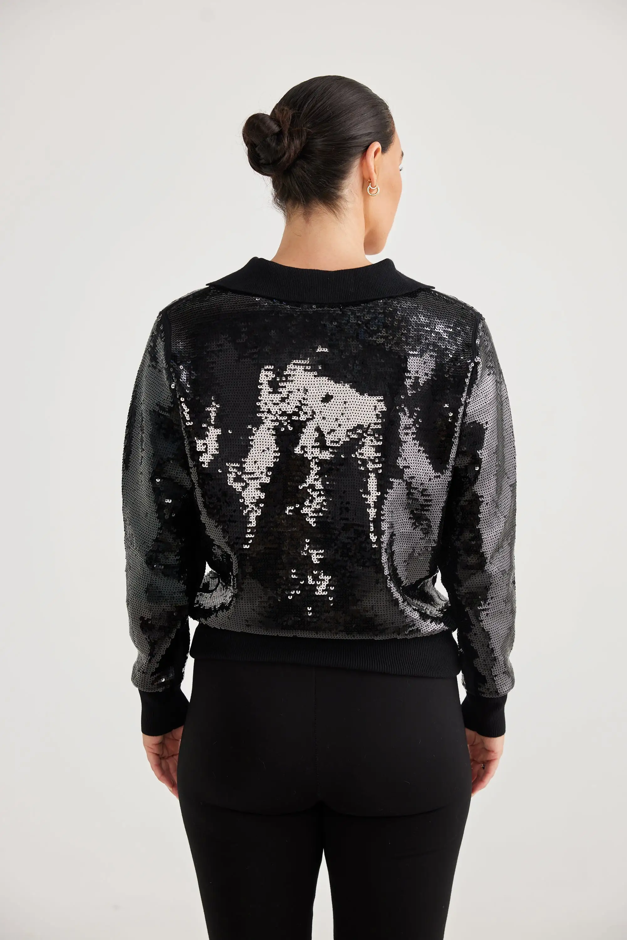 Ambient Sequin Knit- Black