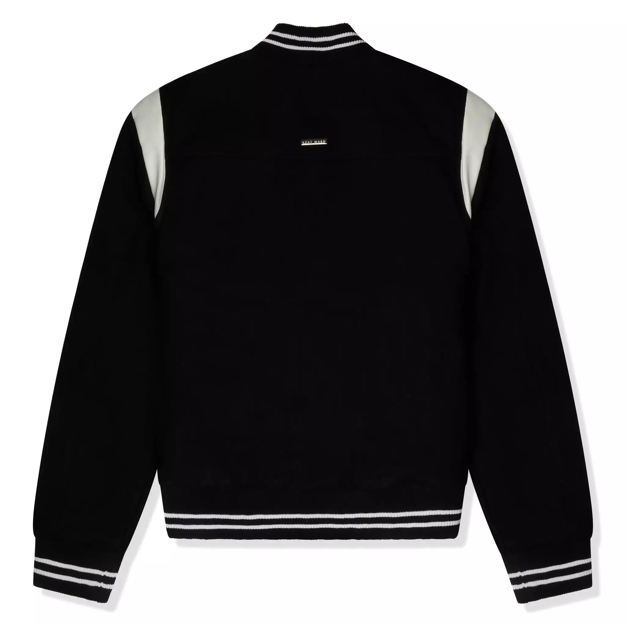 Azat Mard Black Varsity Jacket