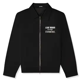 Azat Mard Nylon Les Gens Black Zipper Jacket