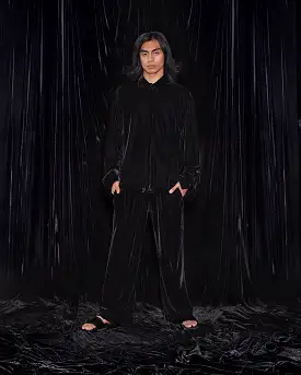 Baldu Shirt Pants (Black Velvet)