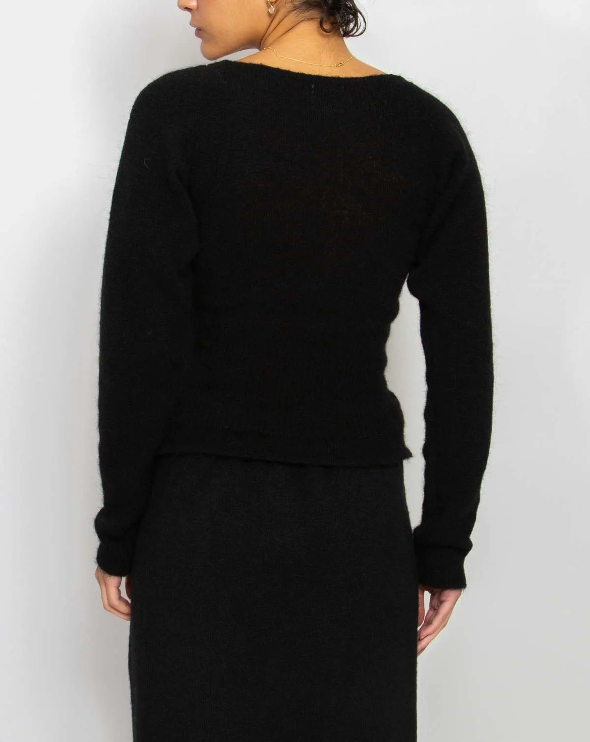 Bella Knit Sweater - Black