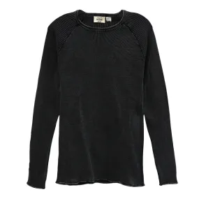 BLACK ACID KNIT SWEATER