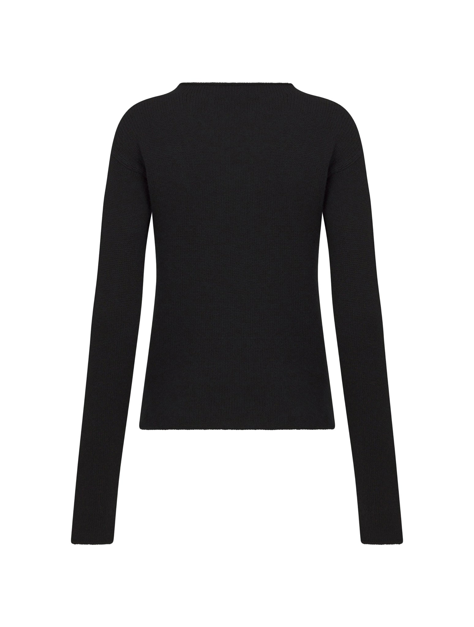 Black cashmere sweater