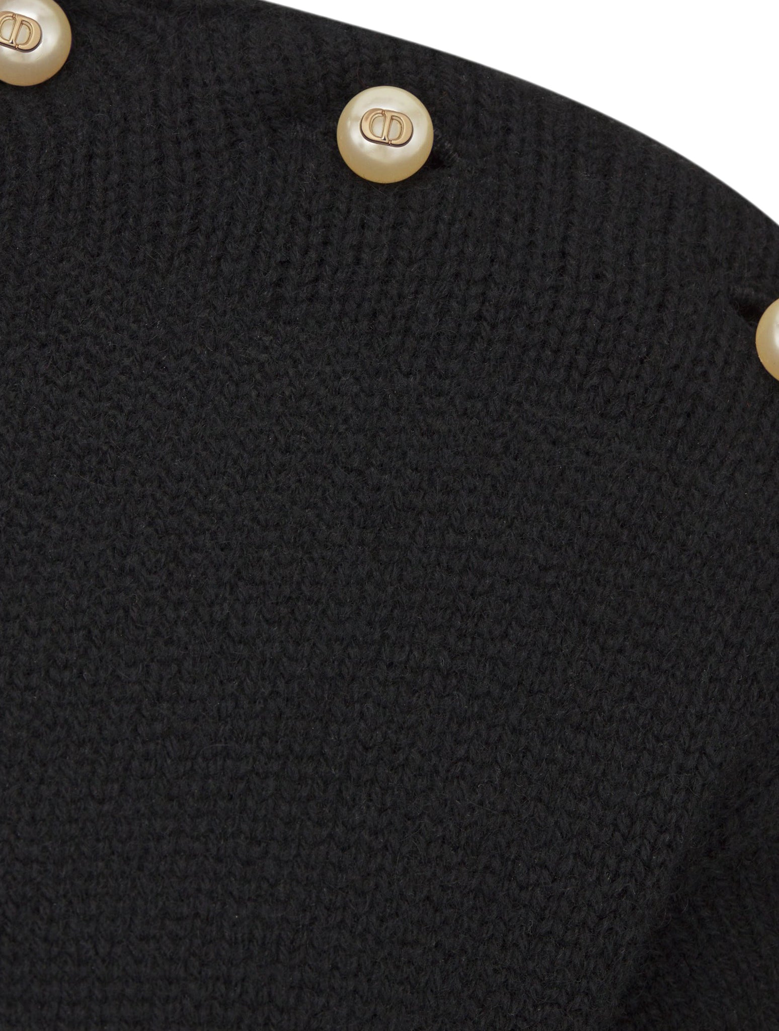 Black cashmere sweater