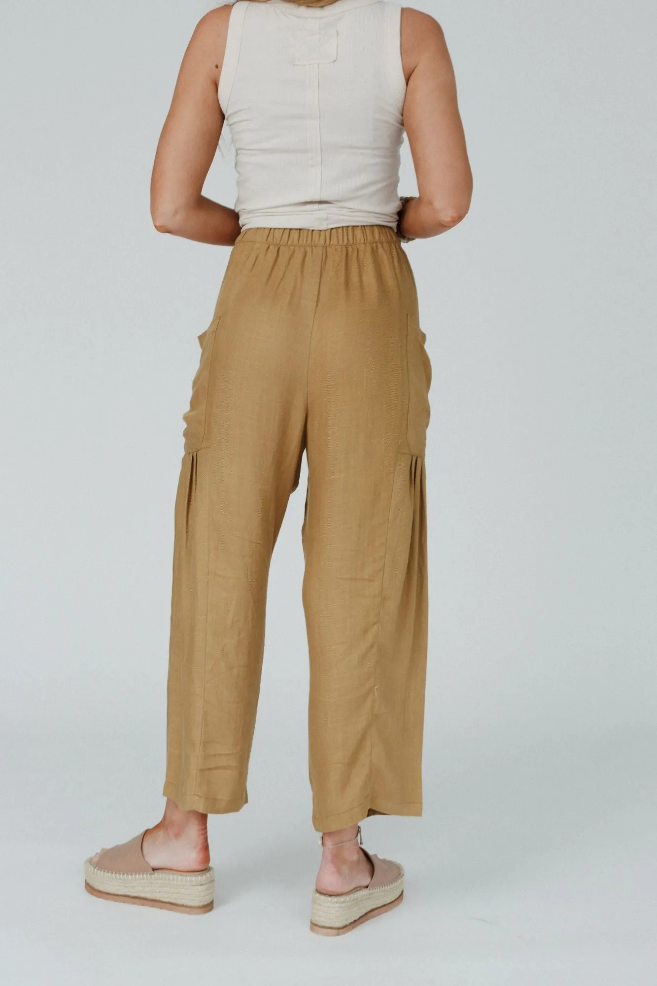 Boardwalk Nights Wide Leg Pants - Camel