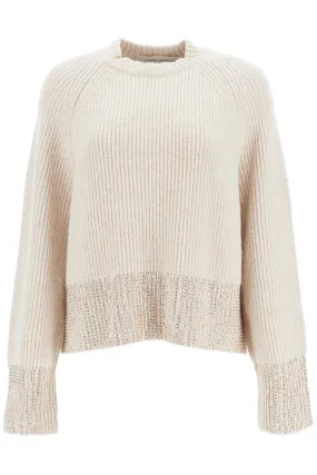 BOXY SWEATER WITH CRYSTALS