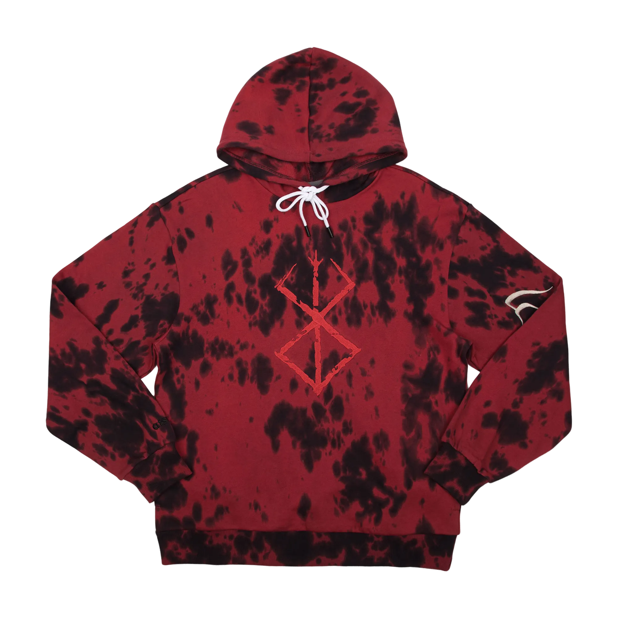 Brand of Sacrifice Red Acid Wash Hoodie