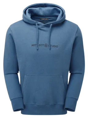 Branded Hoodie                             Blue Steel