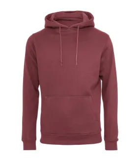 Build Your Brand Mens Organic Hoodie (Cherry) - UTRW8381