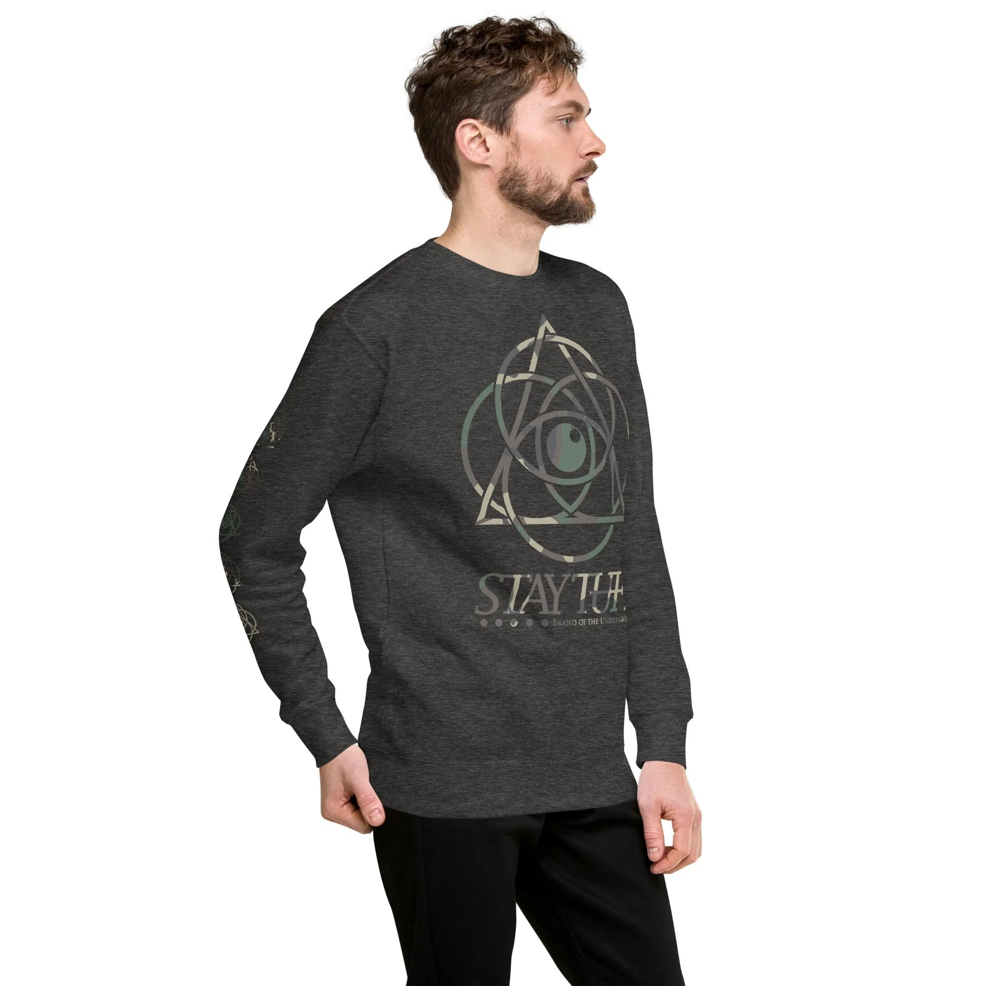 CAMOUFLAGE CIRCLES (Unisex Premium Sweatshirt)