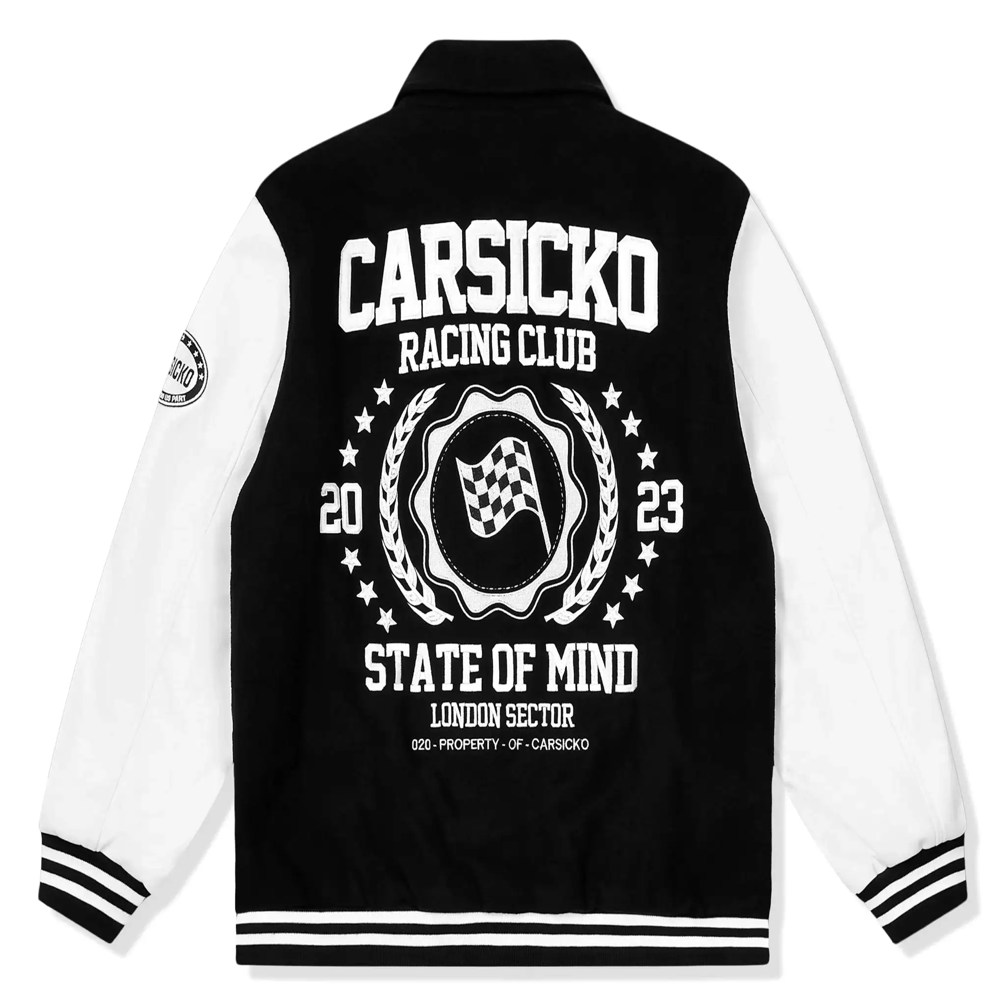 Carsicko Racing Club Black Varsity Jacket