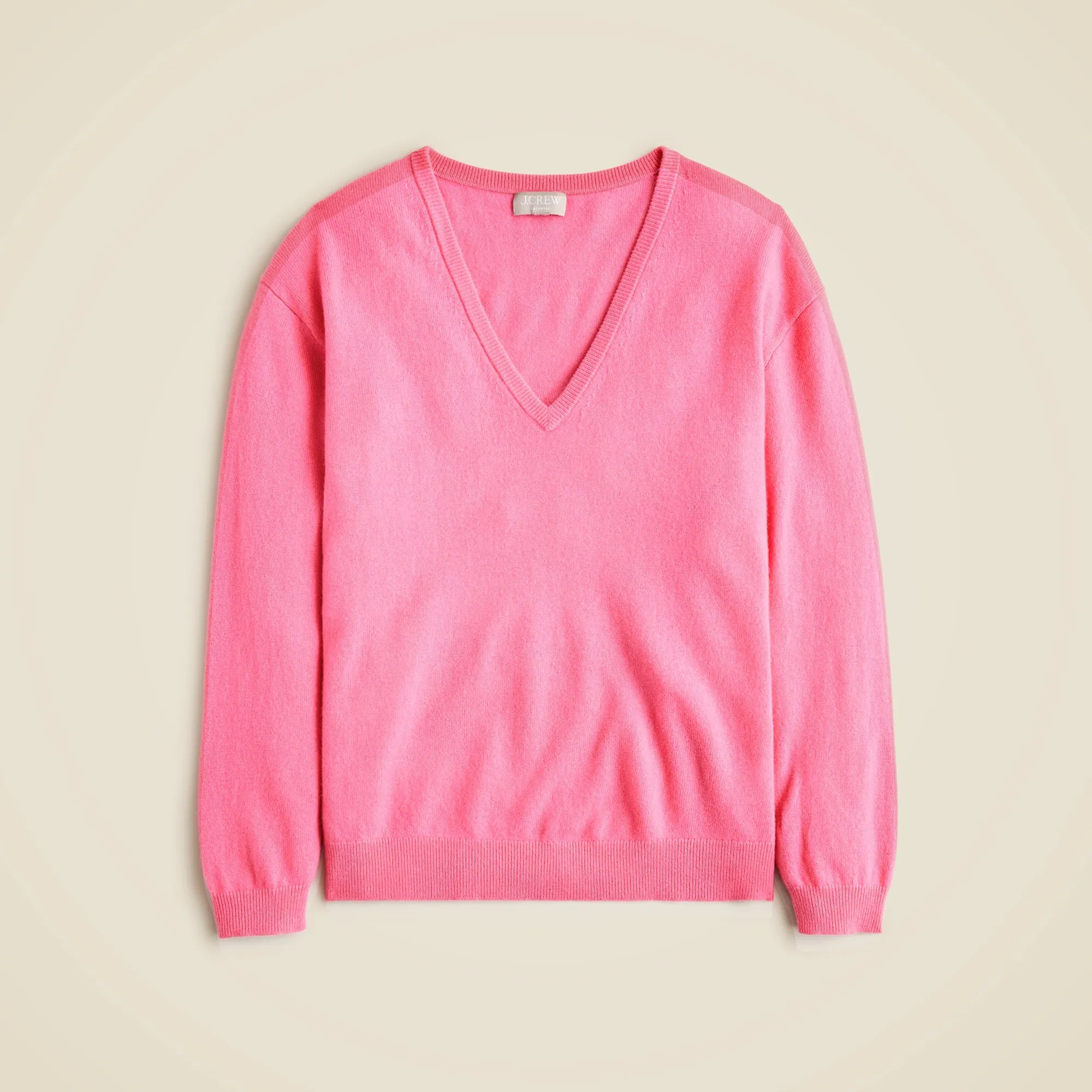 Cashmere relaxed V-neck sweater