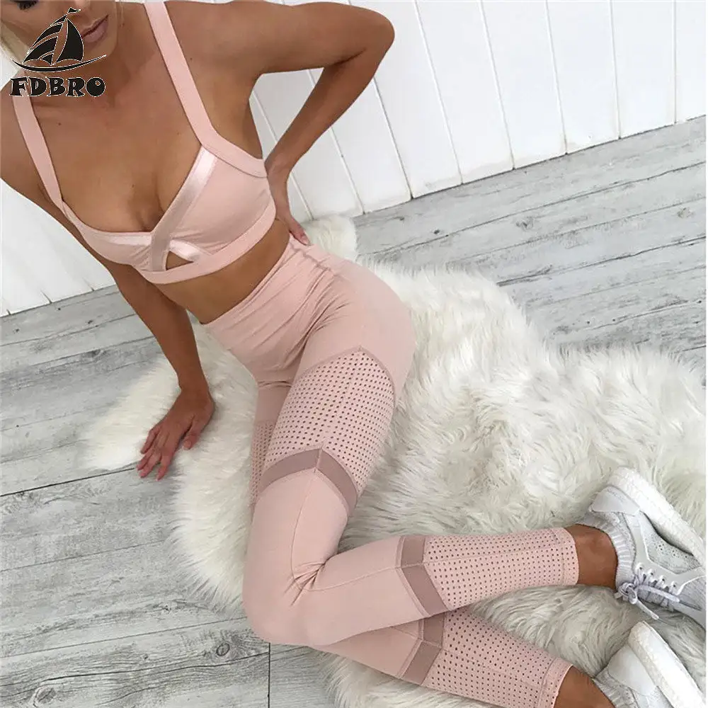 Clothes Yoga gym Fitness Tracksuit Pants Sexy Tops Slim Sportswear