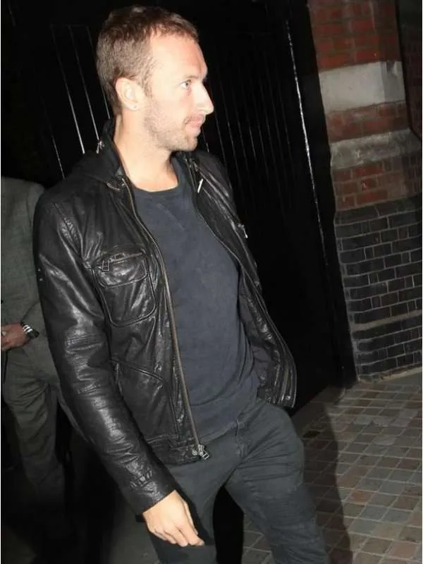 Coldplay Chris Martin Leather Jacket | New American Jackets