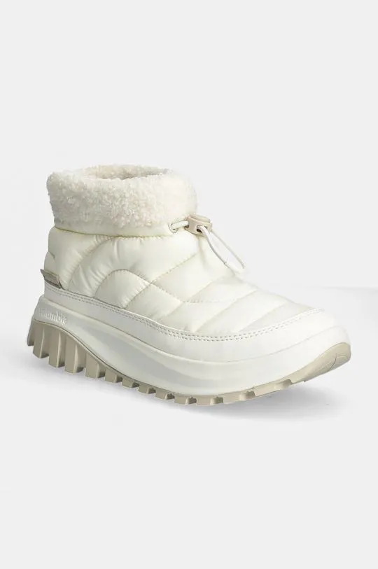 Columbia snow boots Snowtrot Shorty beige color 2075121