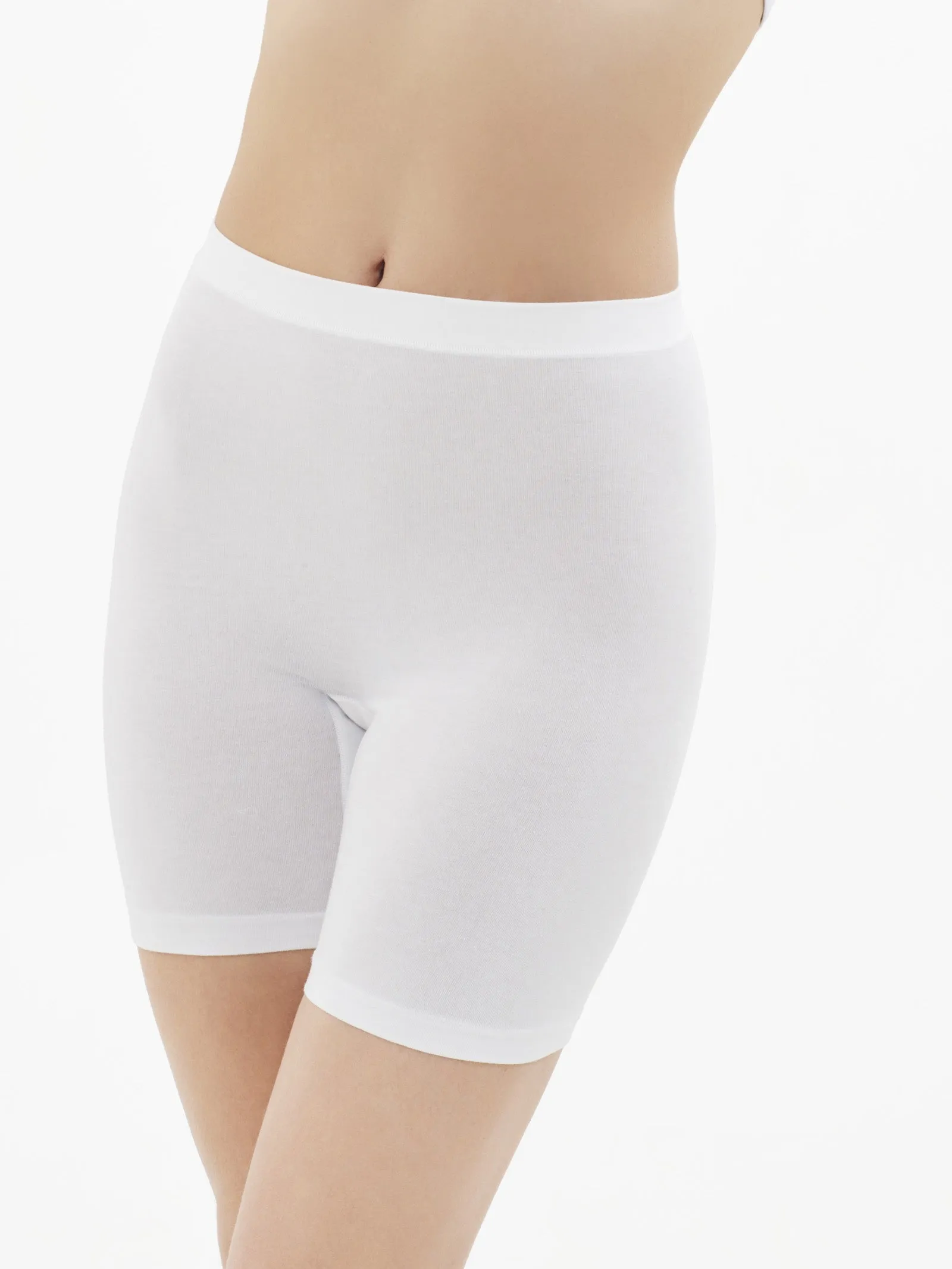 Comfort - Pants in cotone elasticizzato - Bianco