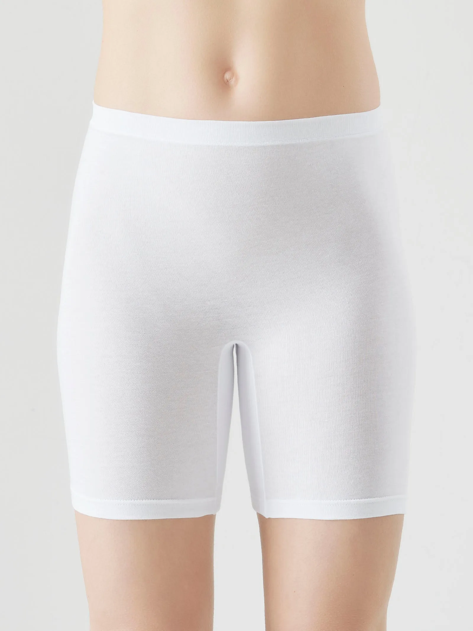 Comfort - Pants in cotone elasticizzato - Bianco