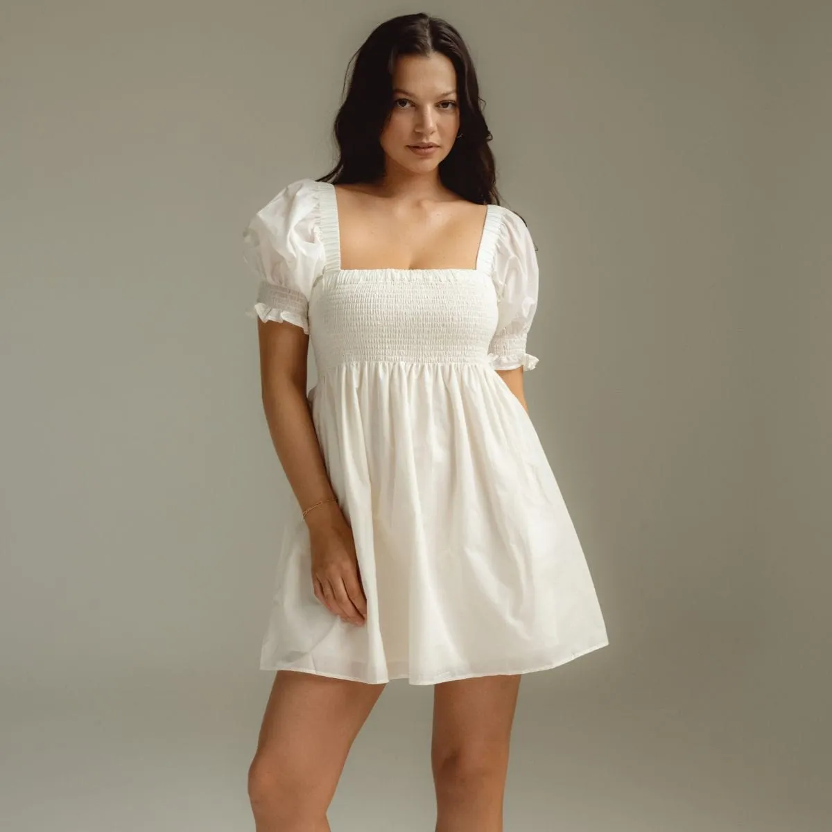 Cream Marcela Dress