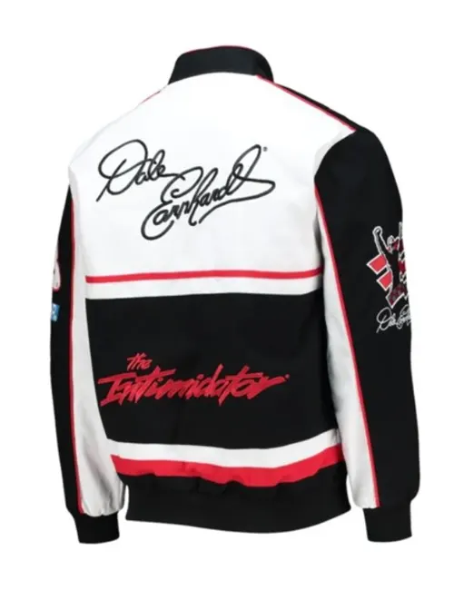 Dale Earnhardt Black and White Jacket - William Jacket