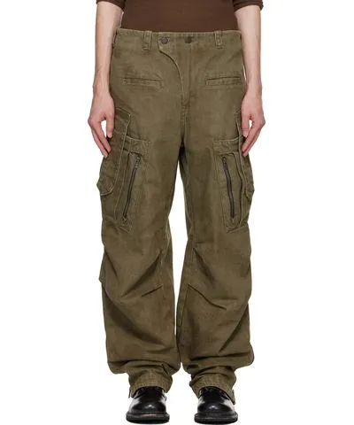 DEVOA Khaki Utility Cargo Pants