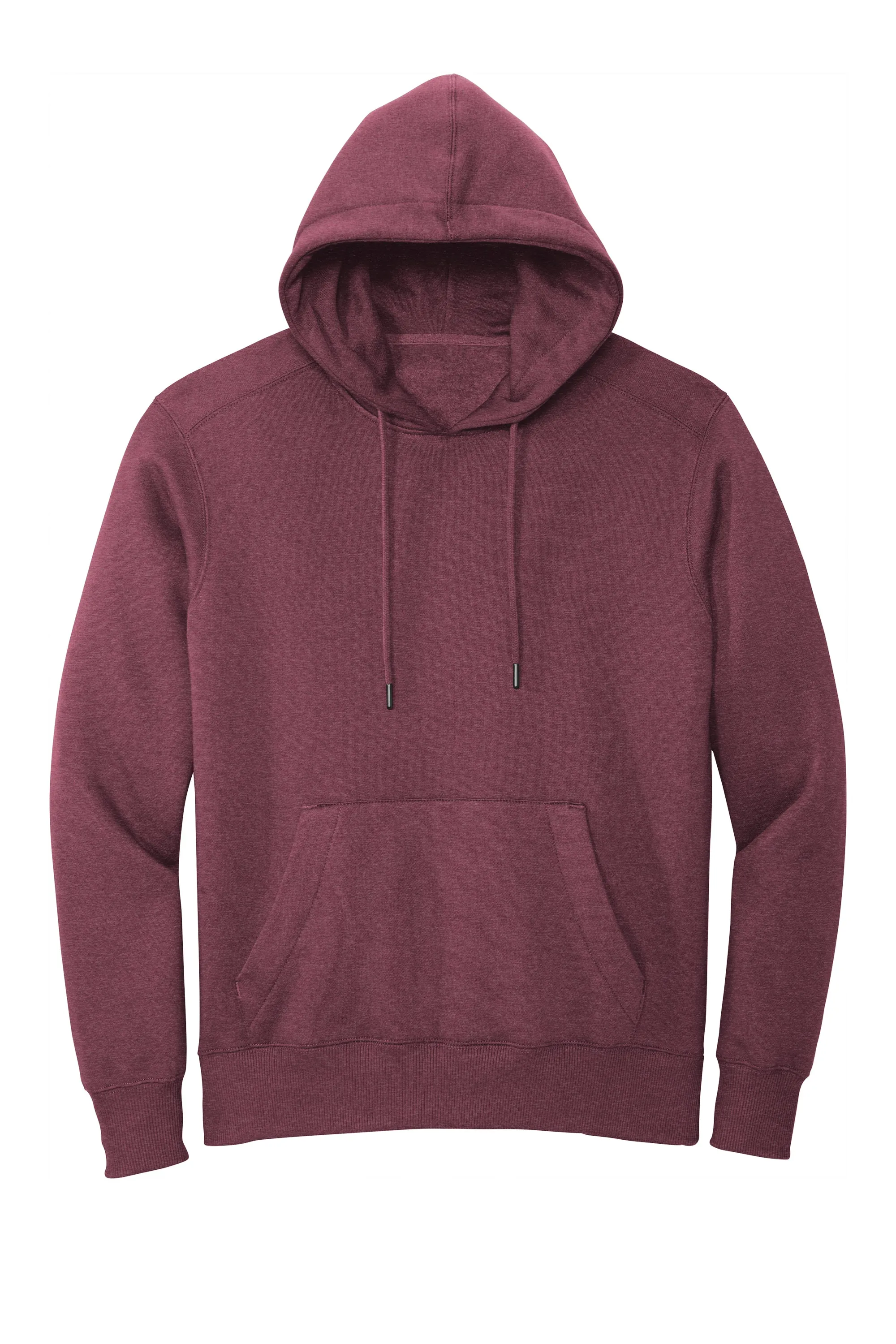 District Perfect Weight Fleece Unisex Hoodie - Heathered Loganberry