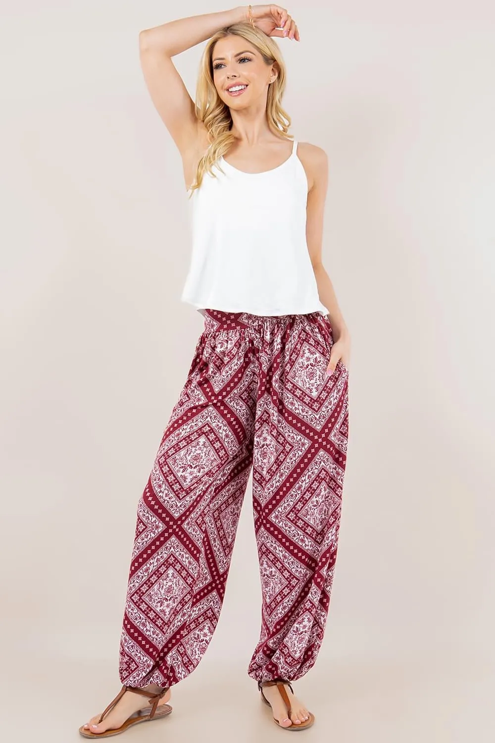 Ellis Yoga High Waist Boho Pants