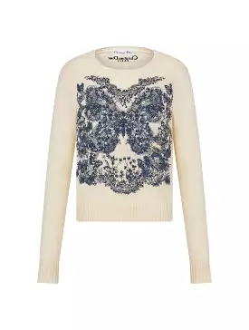 EMBROIDERED CASHMERE SWEATER