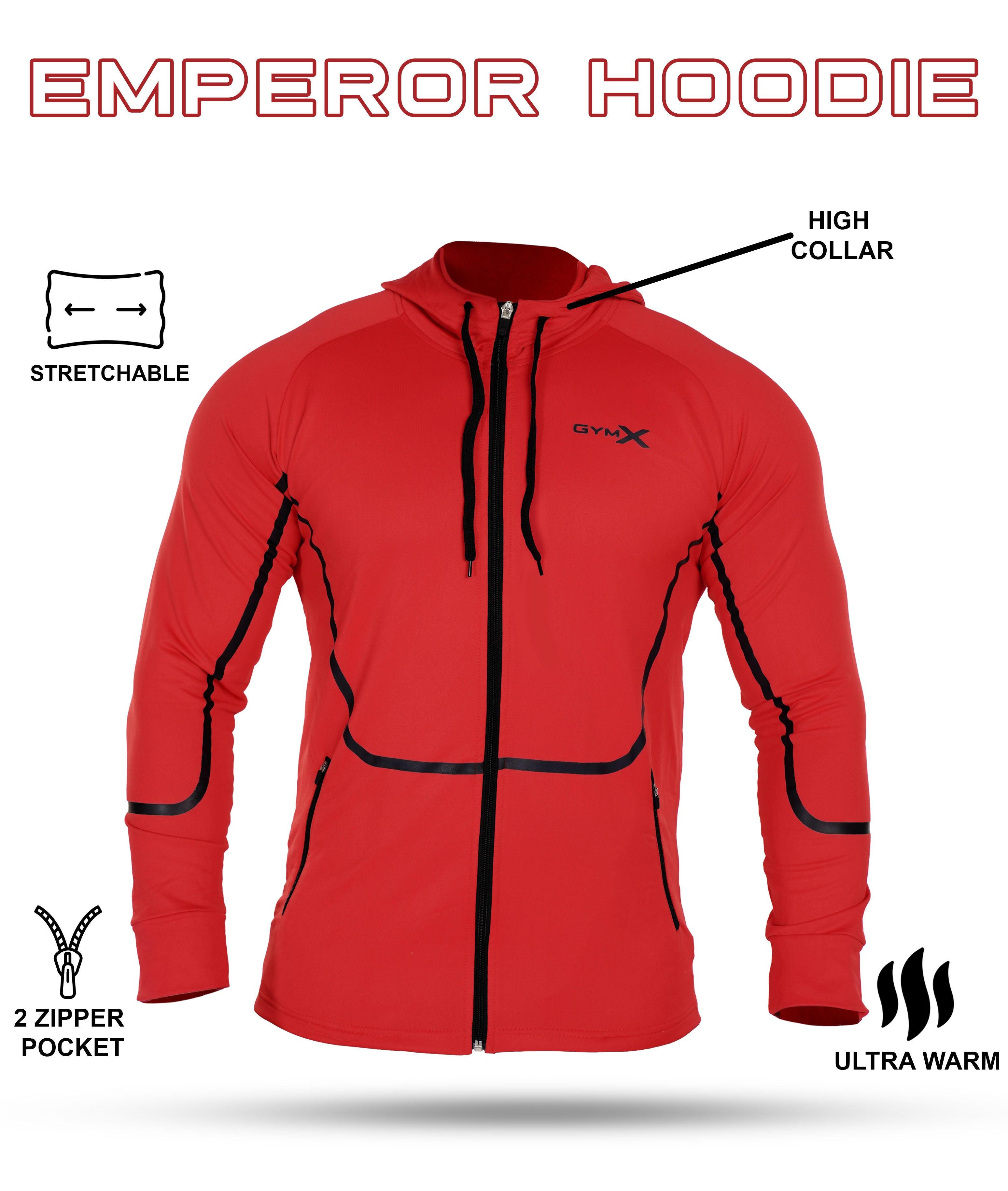 Emperor Red GymX Hoodie - Sale