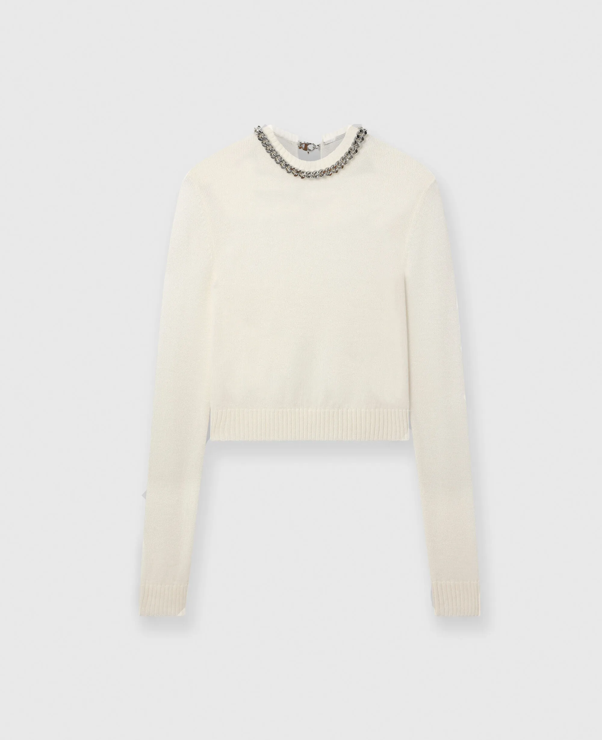 Falabella Chain Fine-Knit Sweater