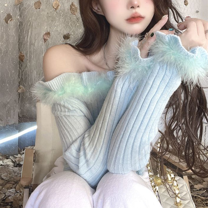 Fluffy Princess Sweater Top