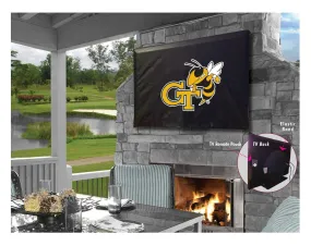 Georgia Tech Yellow Jackets Breathable Water Resistant Vinyl TV Cover