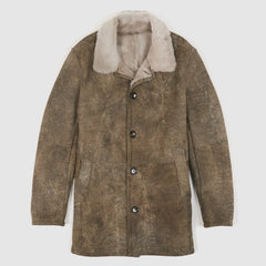 Gimos Soft Shearling Leather Coat