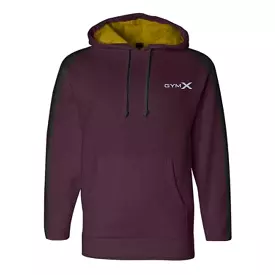 GymX Maroon Panelled Hoodie - Sale