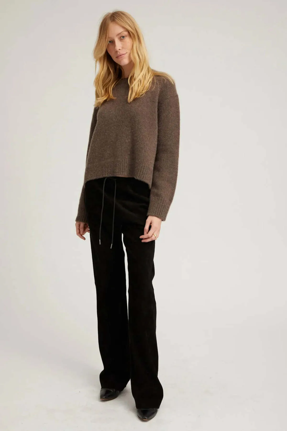 Heavy Cashmere Sweater - Truffle