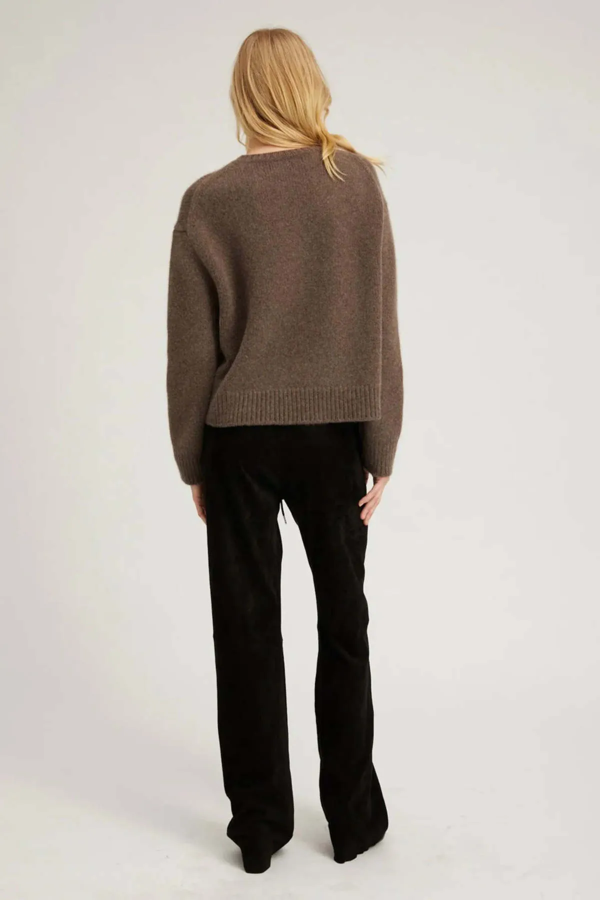 Heavy Cashmere Sweater - Truffle