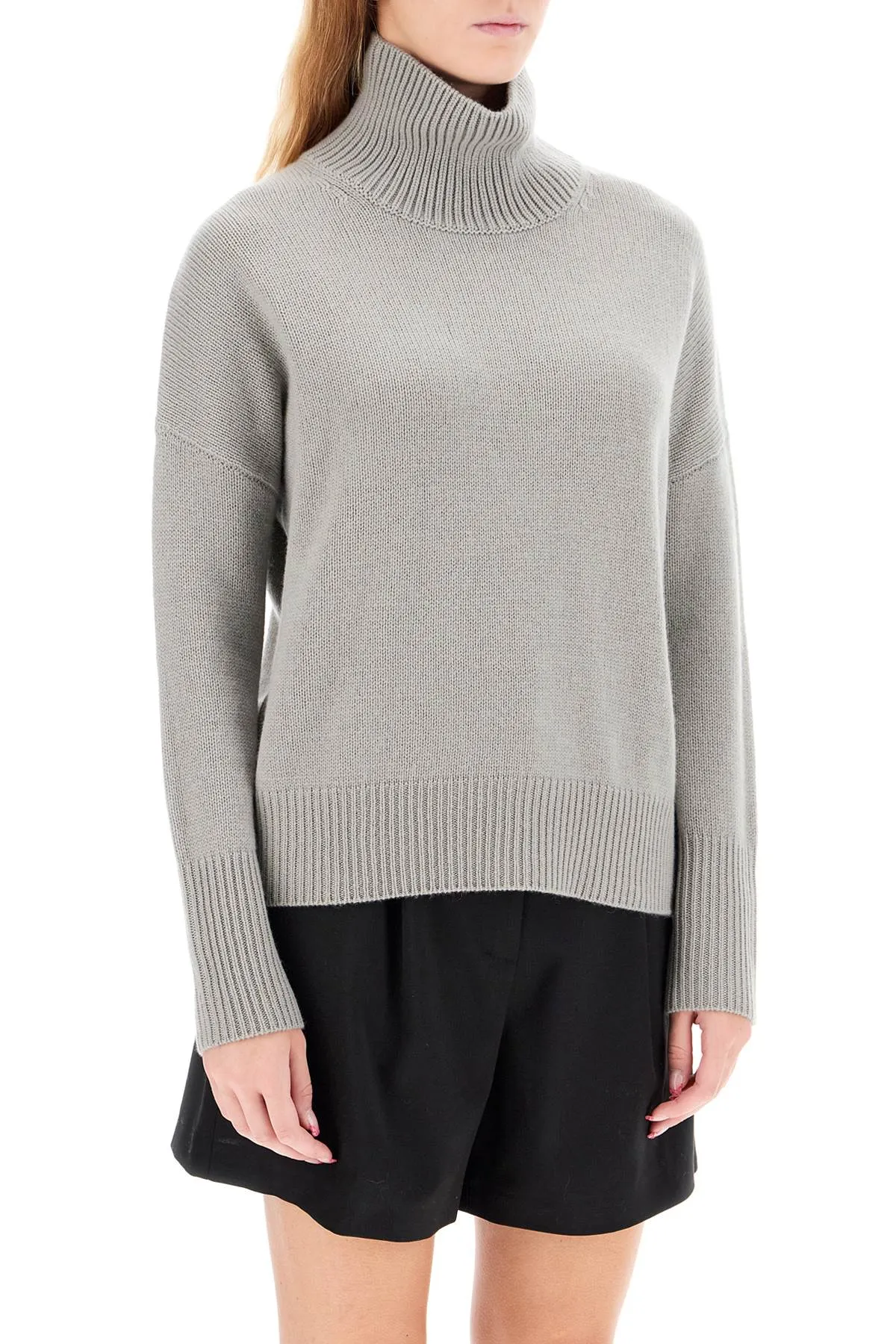 high-necked heidi pullover sweater