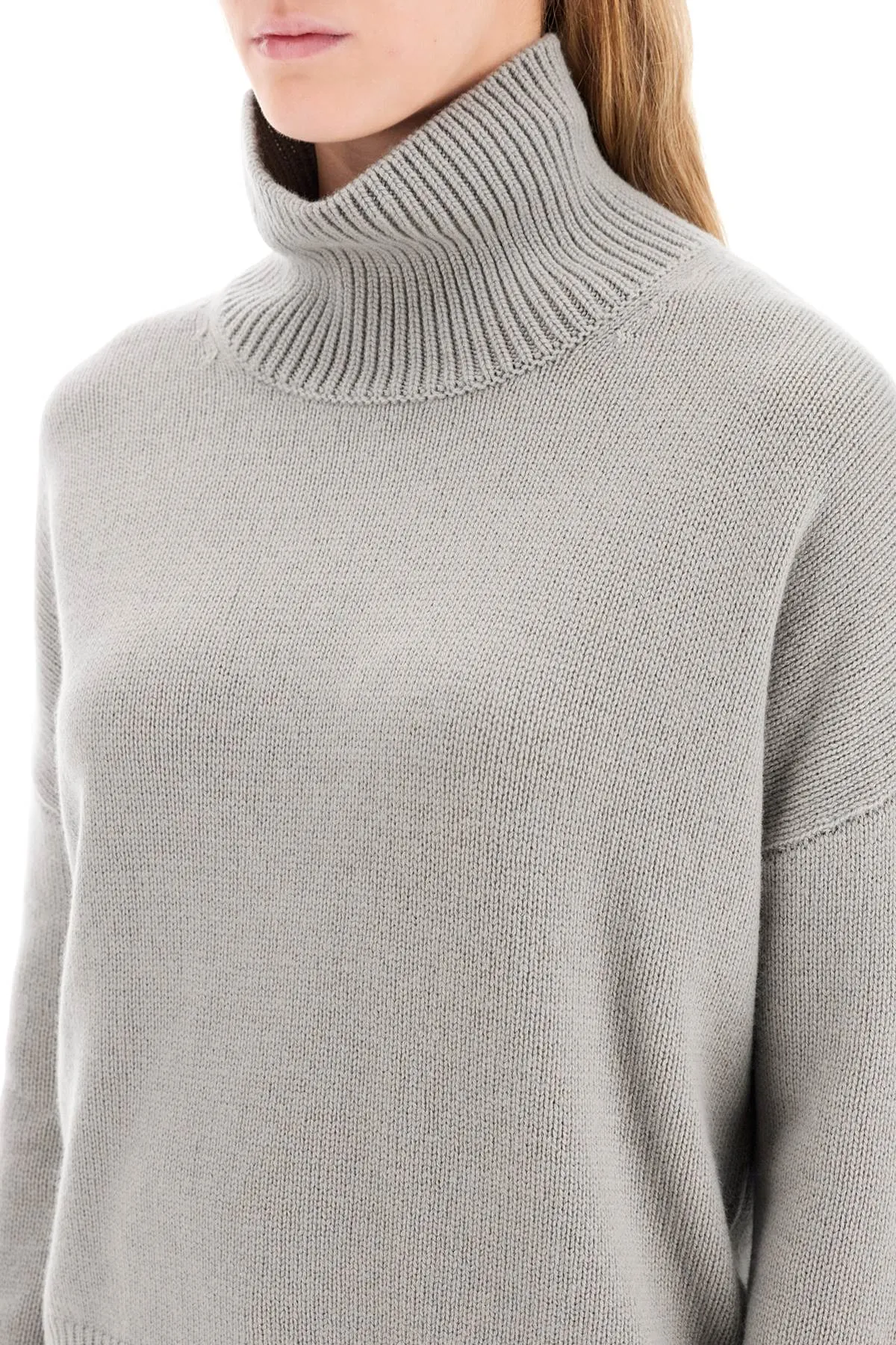 high-necked heidi pullover sweater