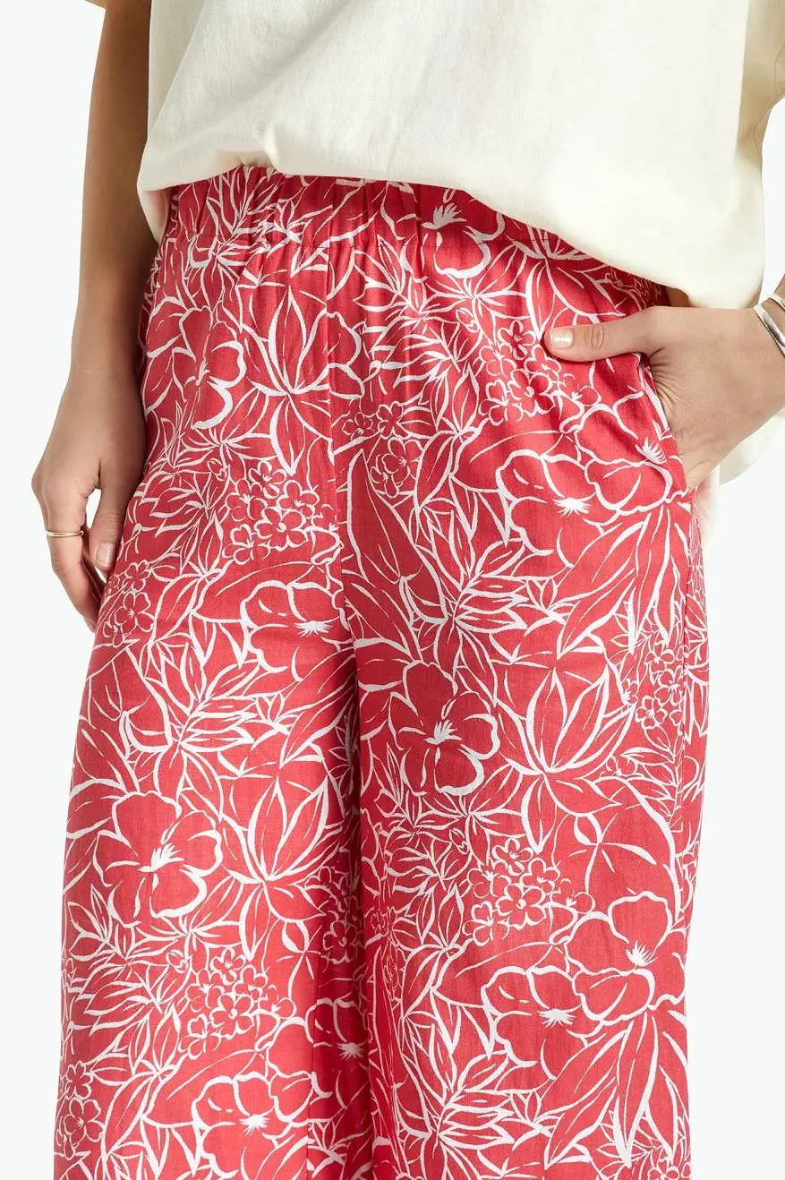 Indo Linen Wide Leg Pant