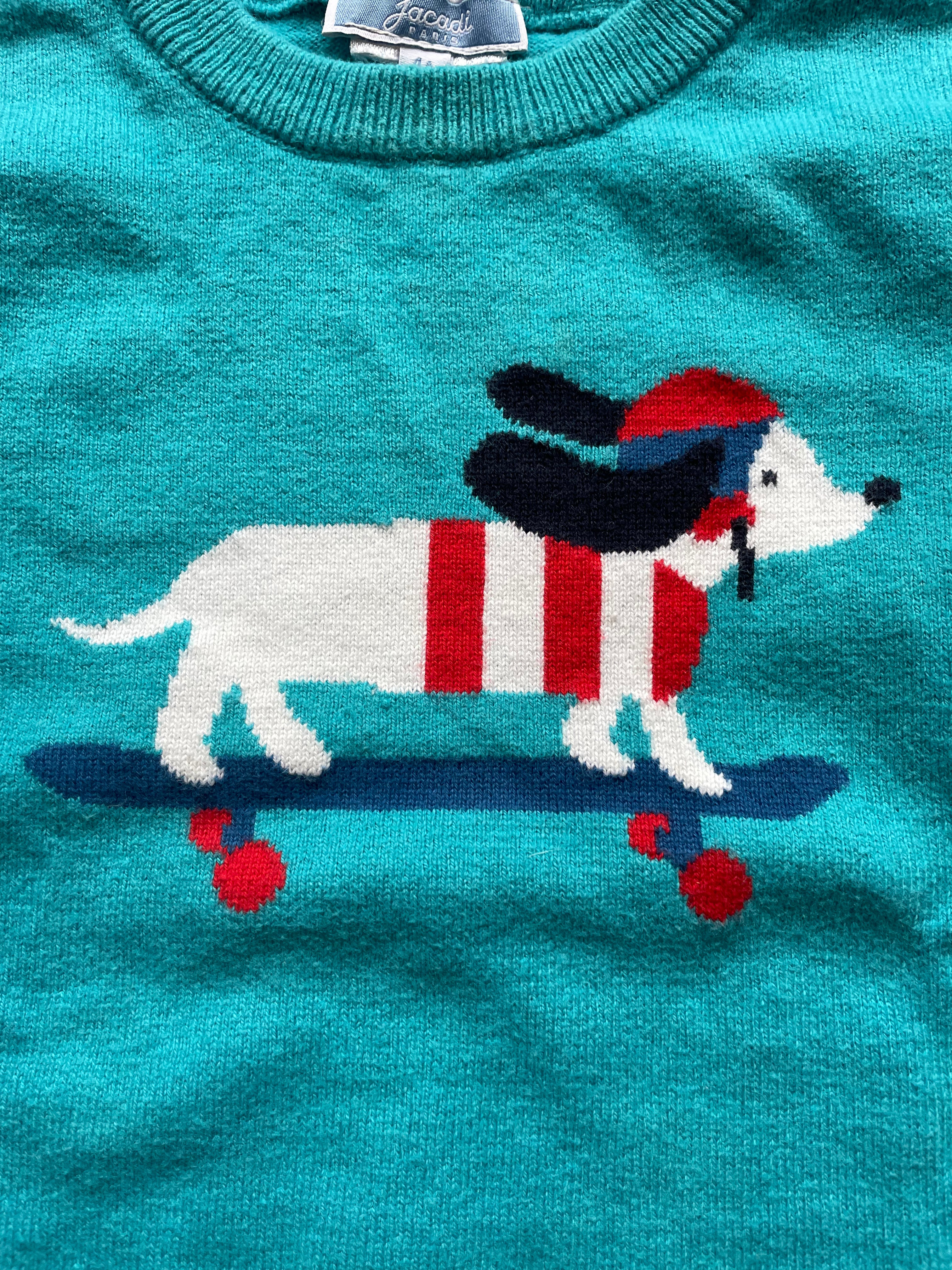 Jacadi Knit Dog Sweater