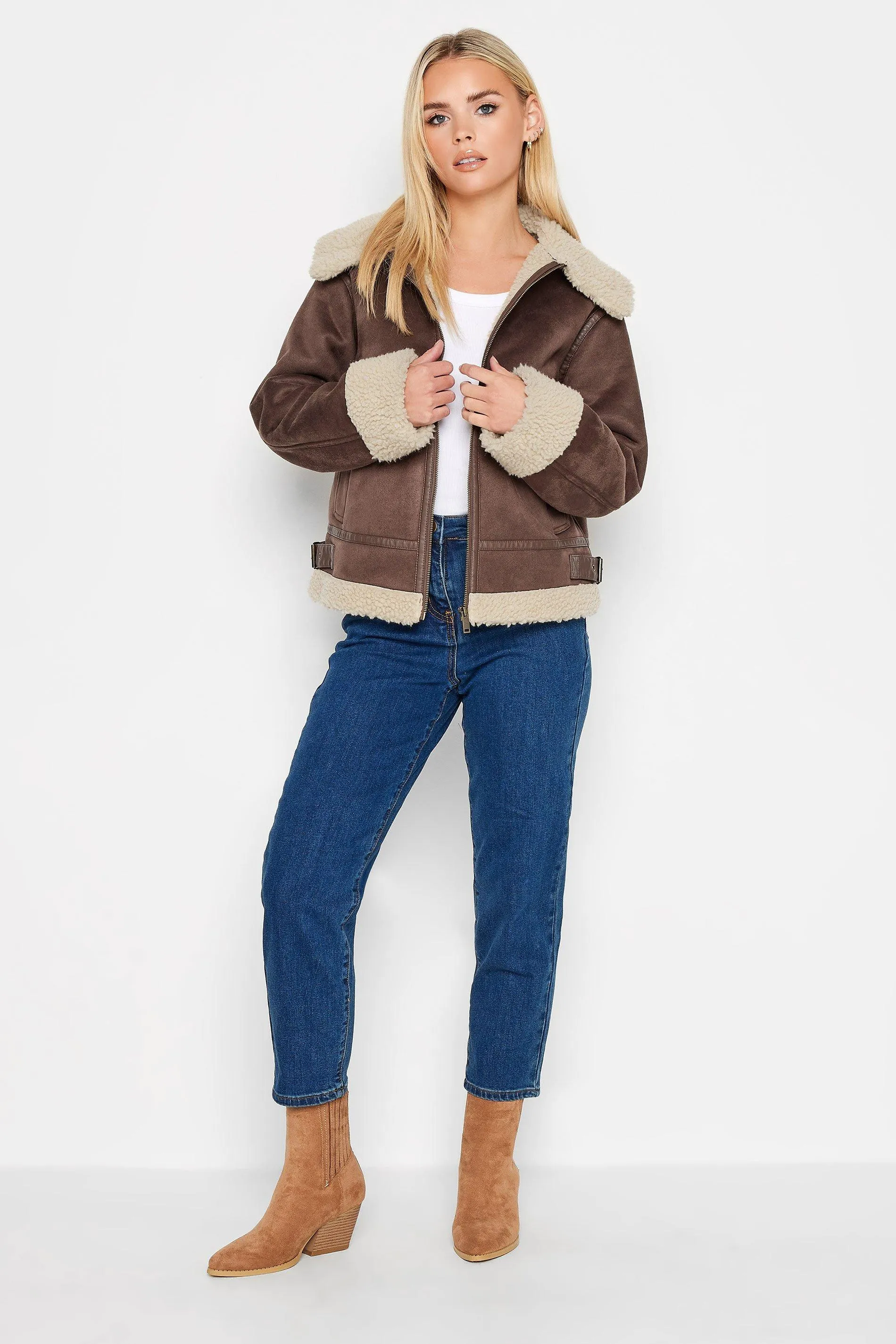 Jackets & Coats | Petite Aviator Jacket | PixieGirl