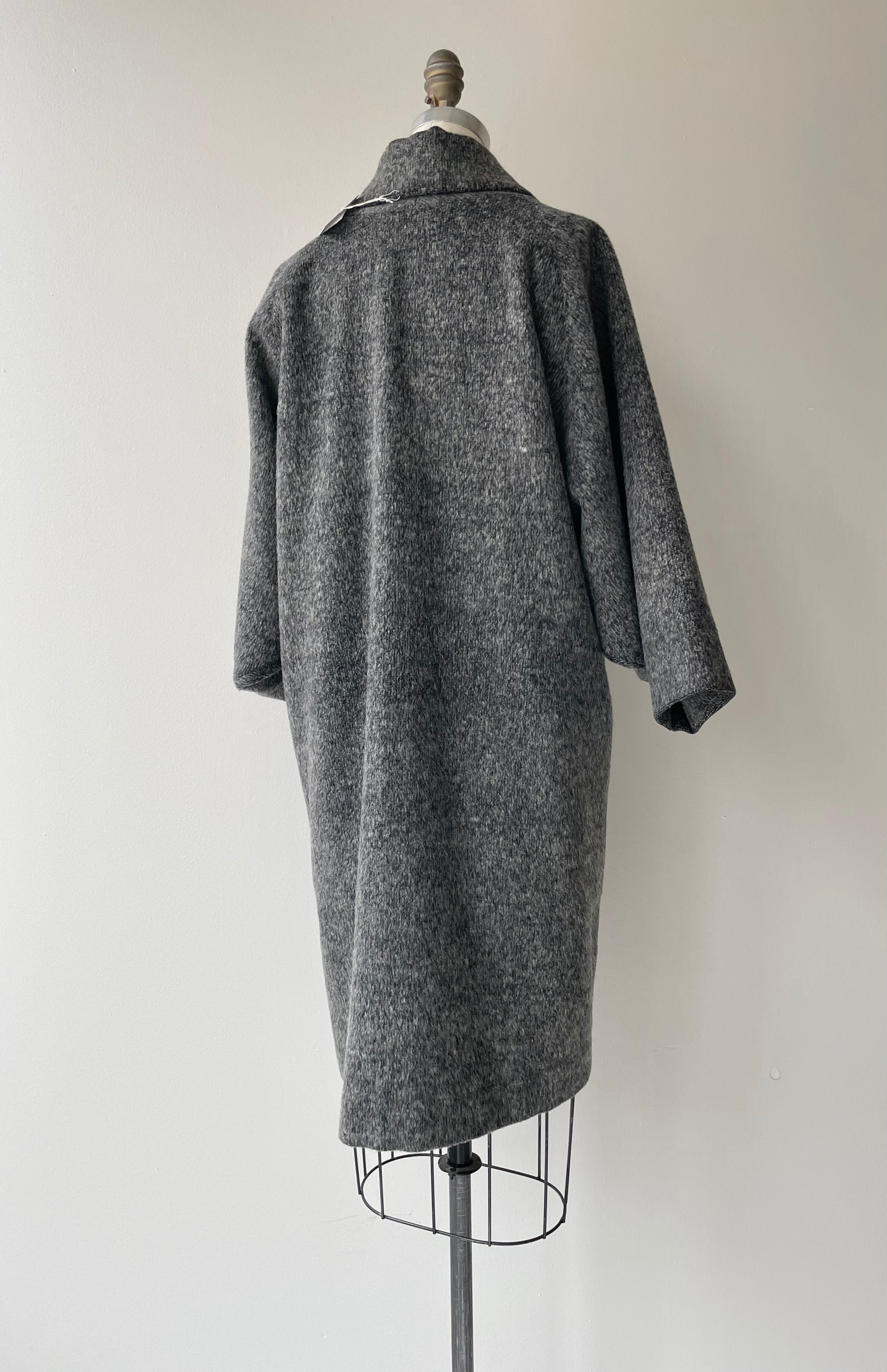 Japanese Melton Wool Cocoon Coat