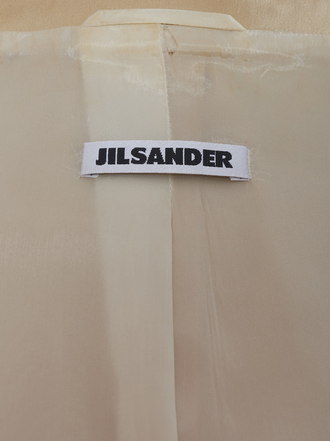 Jil Sander Beige Suit