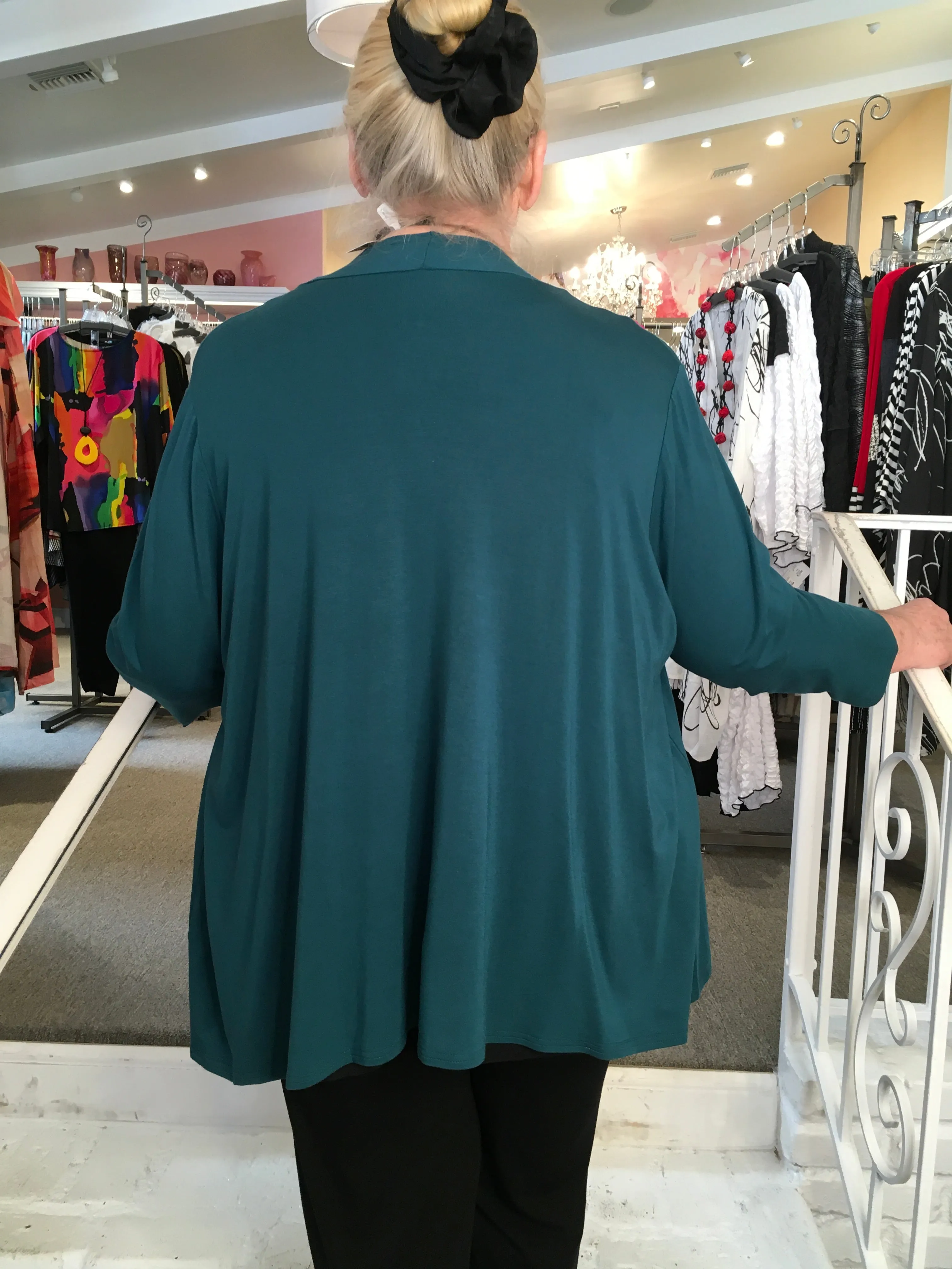 KATHY JACKET - TEAL