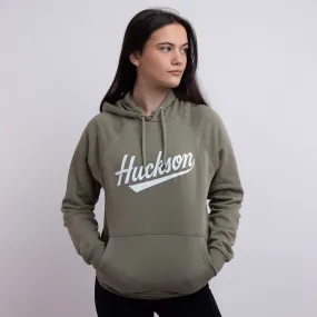 Khaki 'Script' Unisex Hoodie