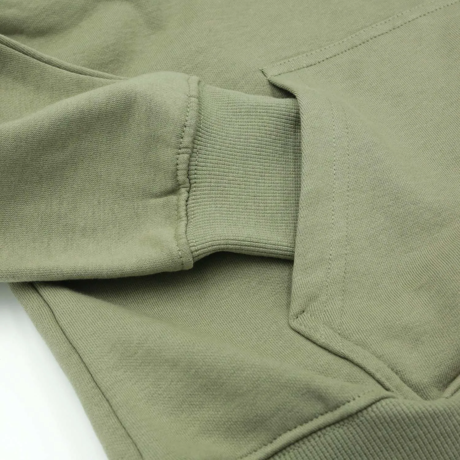 Khaki 'Script' Unisex Hoodie