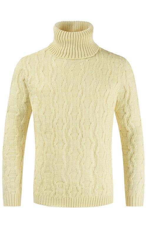 Knitted Men Turtleneck Sweater