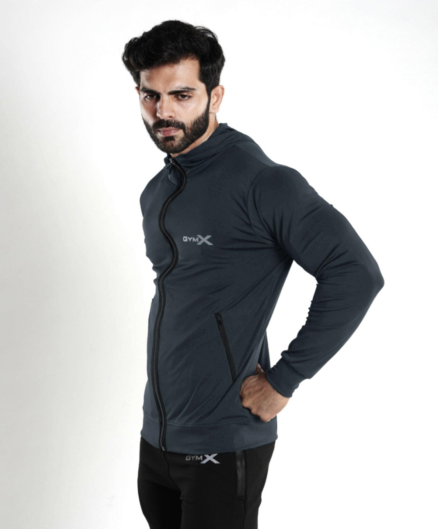 Lancer Muscle Fit Hoodie- Carbon Grey - Sale