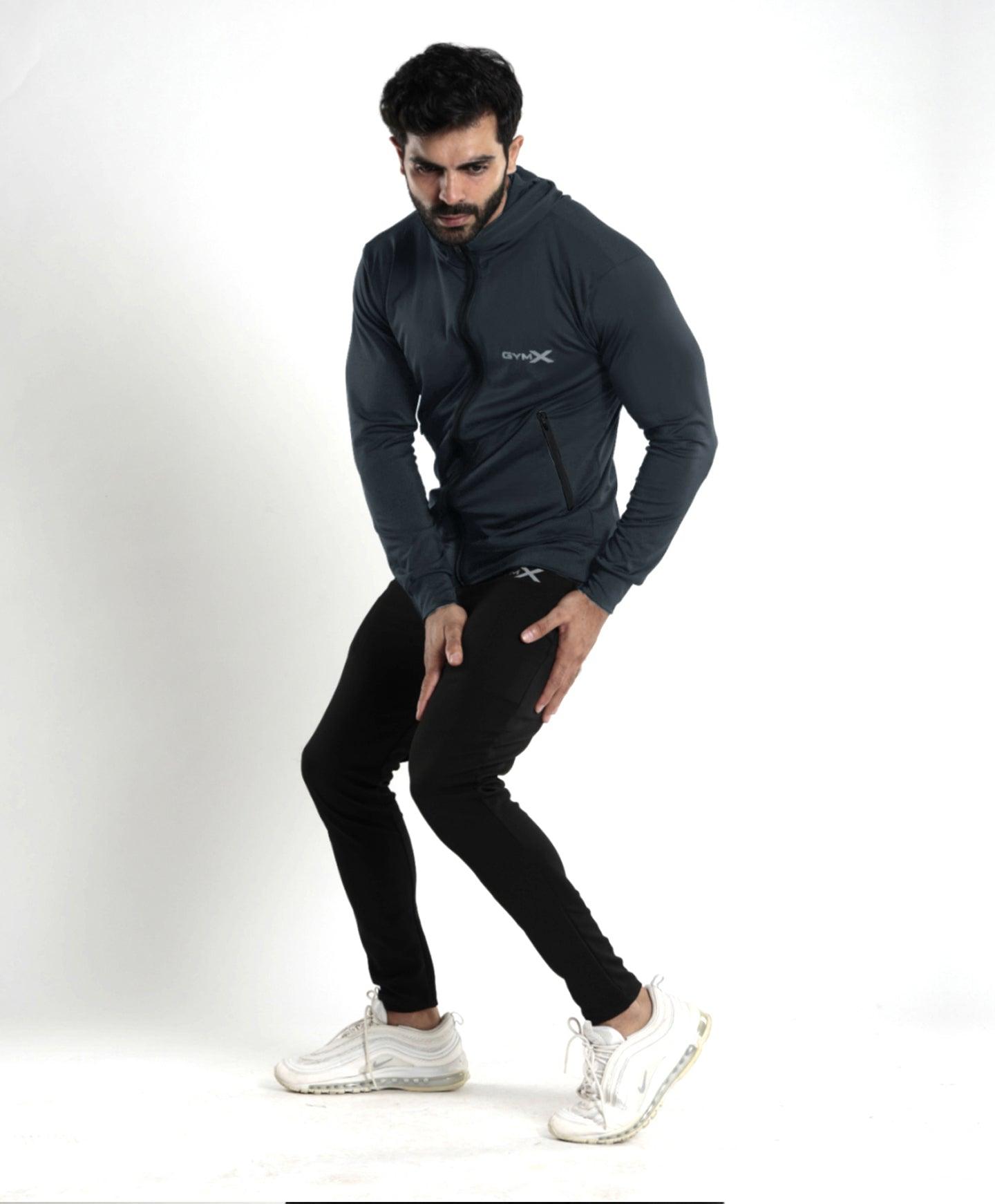 Lancer Muscle Fit Hoodie- Carbon Grey - Sale